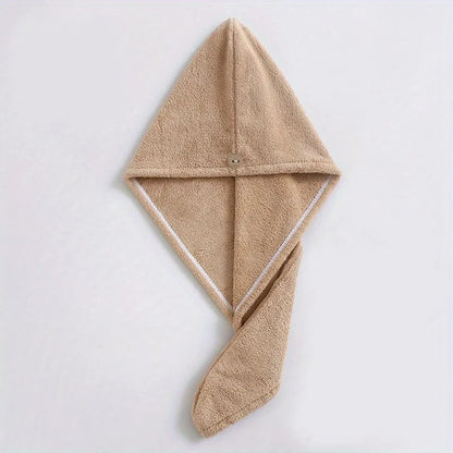 🌸 Serviette Turban Séchage Rapide – L’alliée beauté des cheveux 🌸