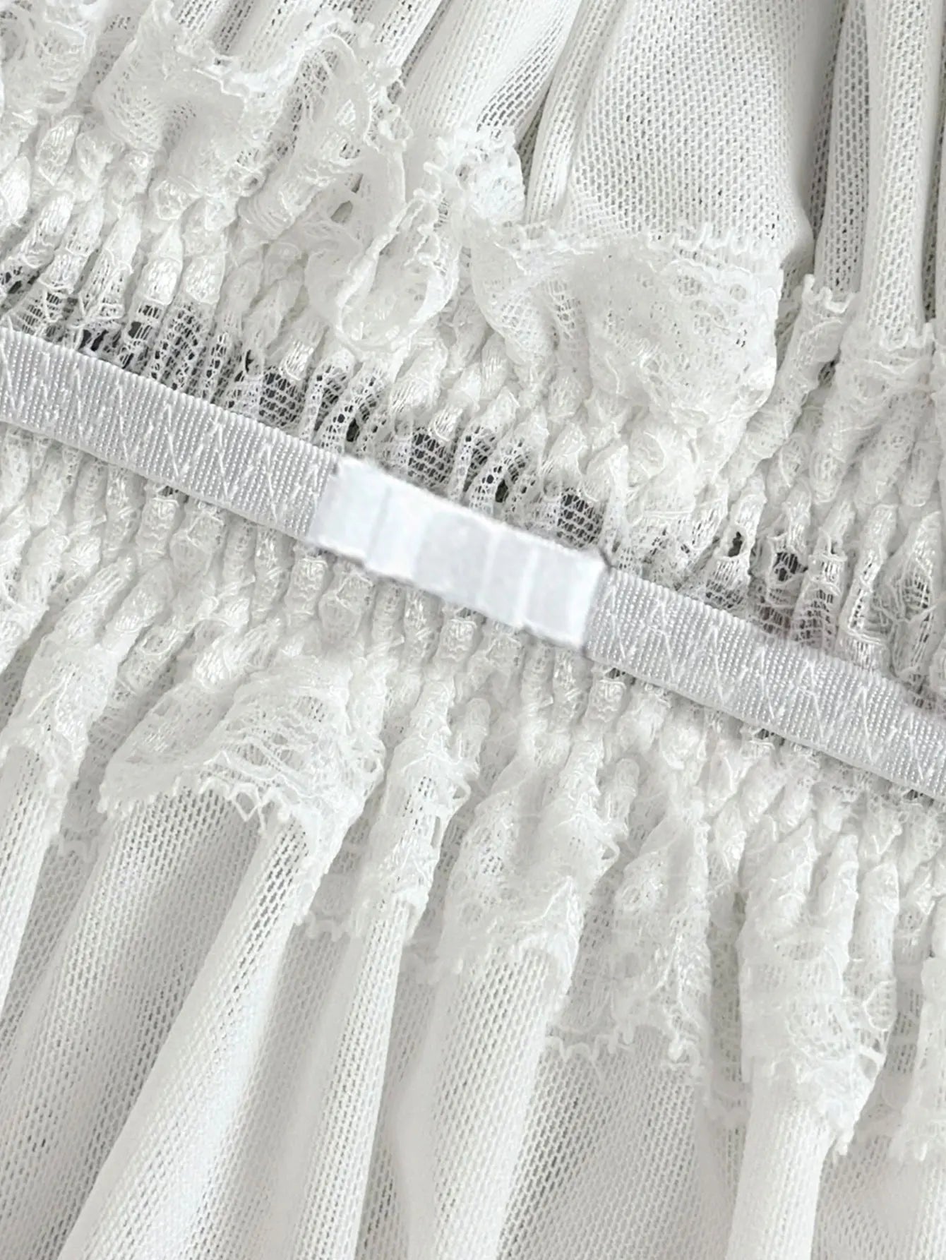 Nuisette Lingerie Femme Sexy – Dentelle et Tulle, Dos Nu, Décolleté Plongeant, Confortable pour Toutes Saisons