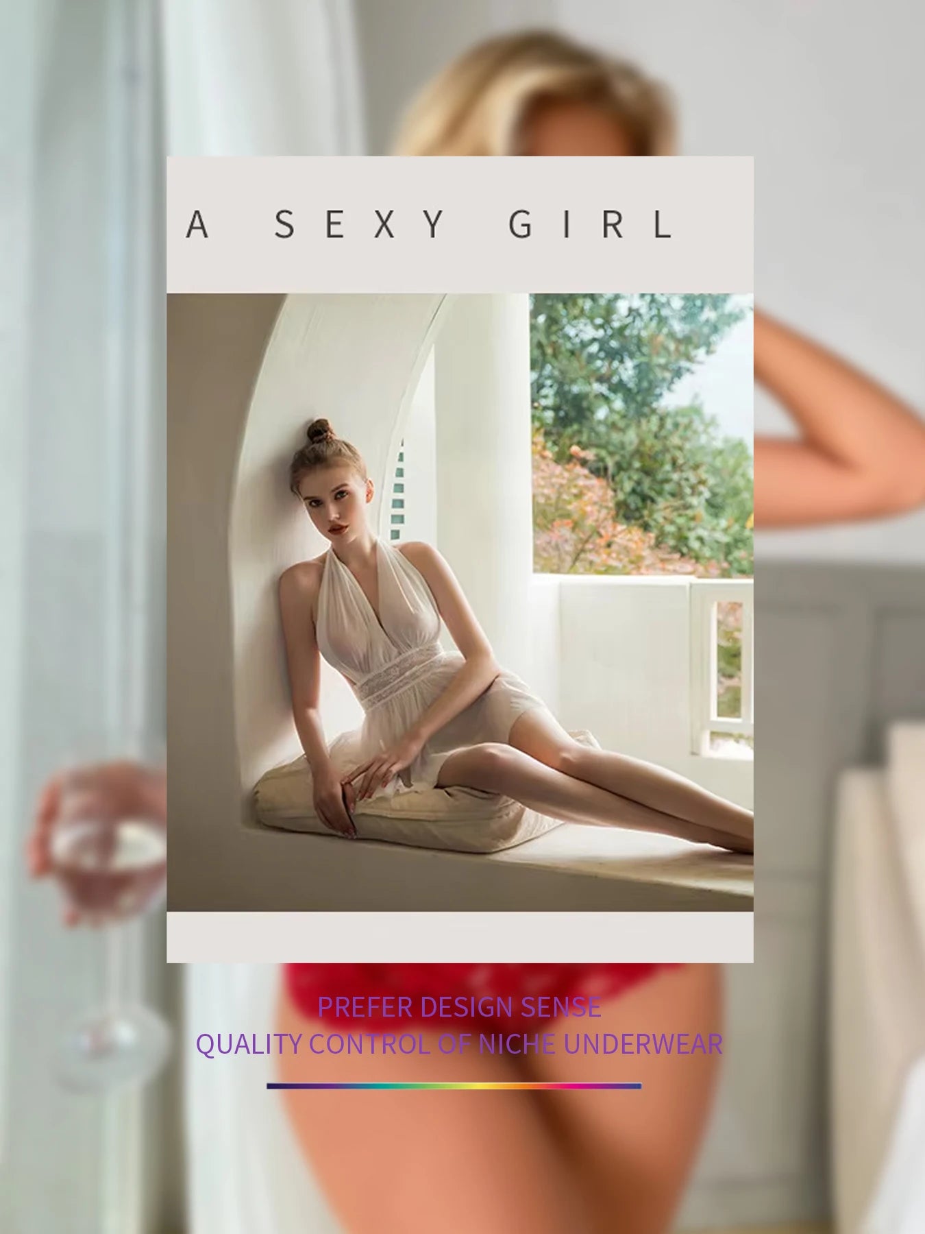 Nuisette Lingerie Femme Sexy – Dentelle et Tulle, Dos Nu, Décolleté Plongeant, Confortable pour Toutes Saisons