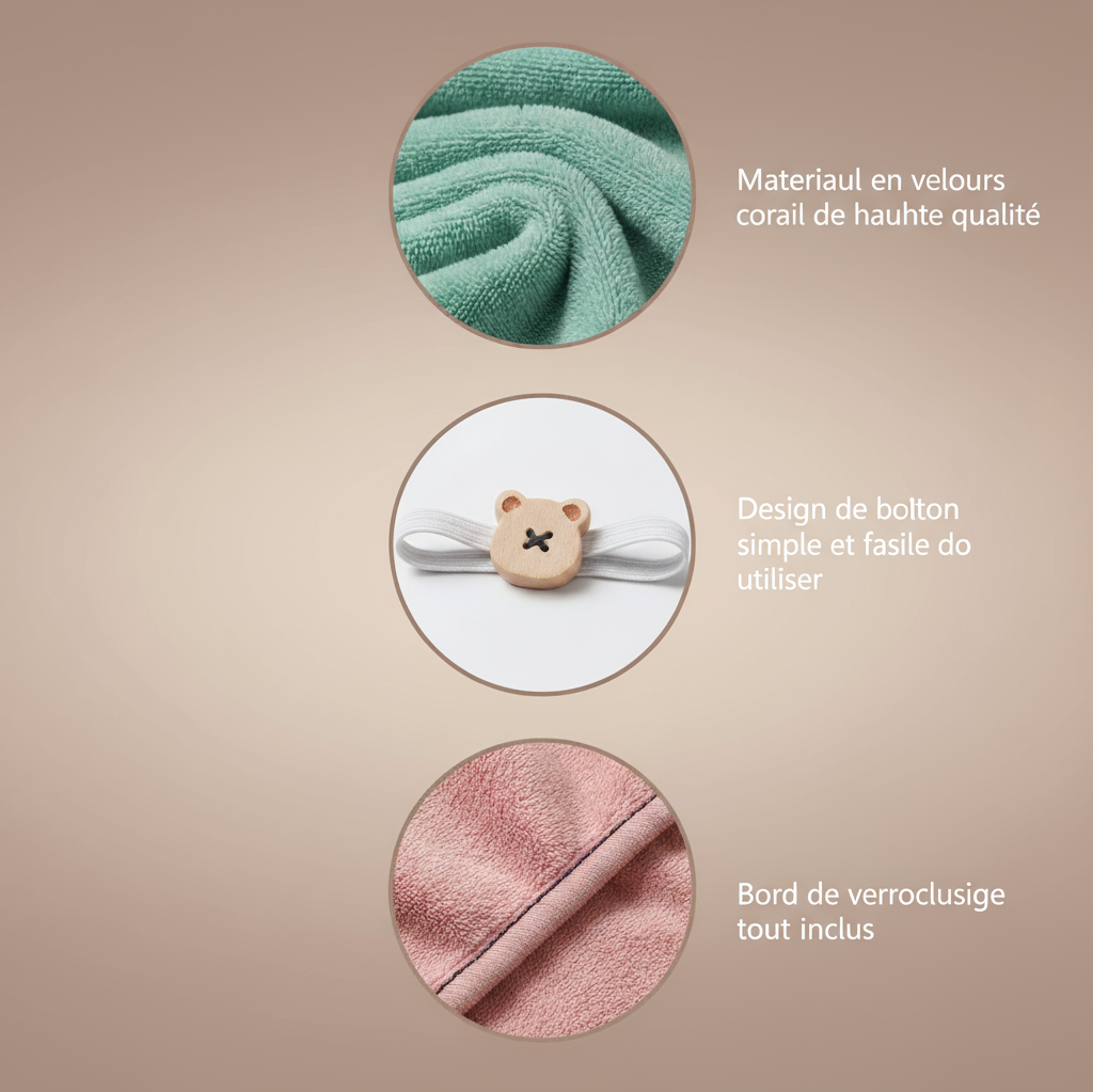 🌸 Serviette Turban Séchage Rapide – L’alliée beauté des cheveux 🌸